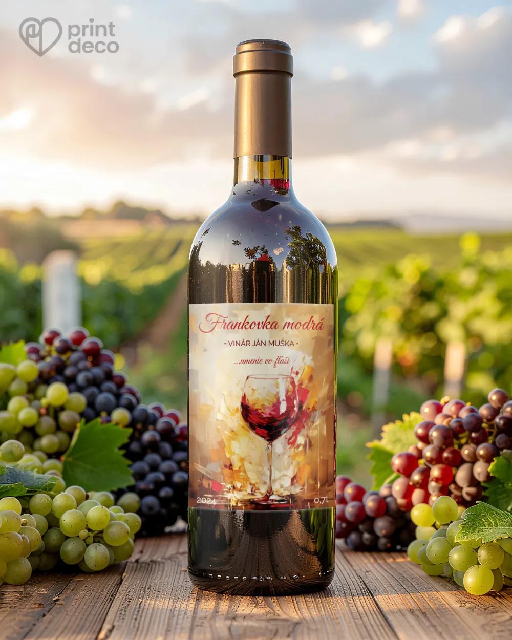 Etikety na víno - motív 43 1/2