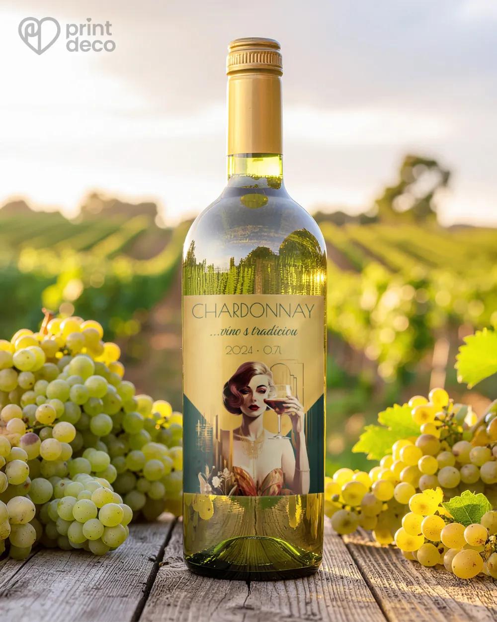 Etikety na víno - motív 45 1/2