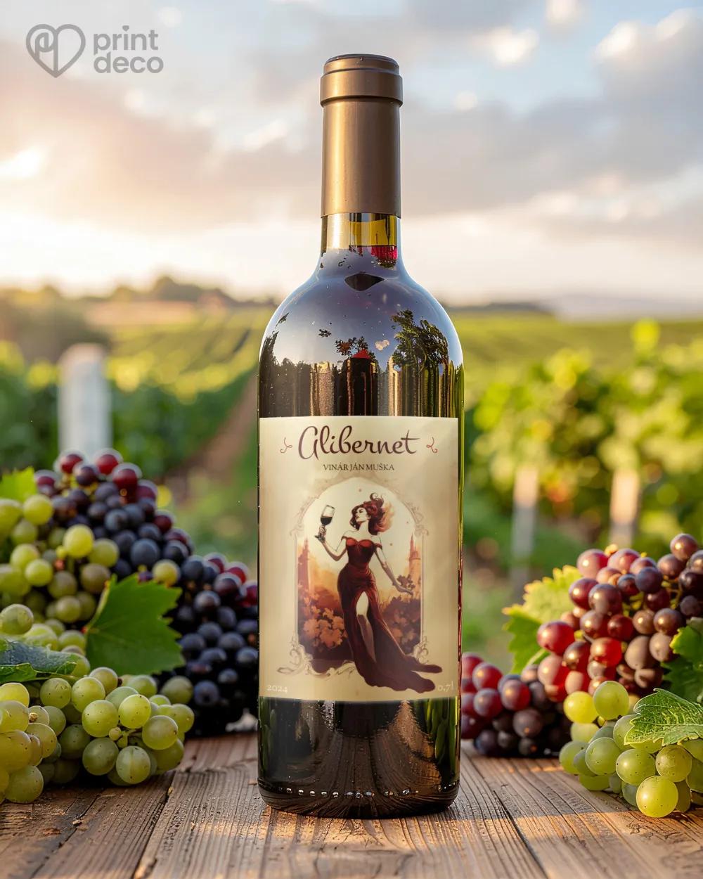 Etikety na víno - motív 47 1/2