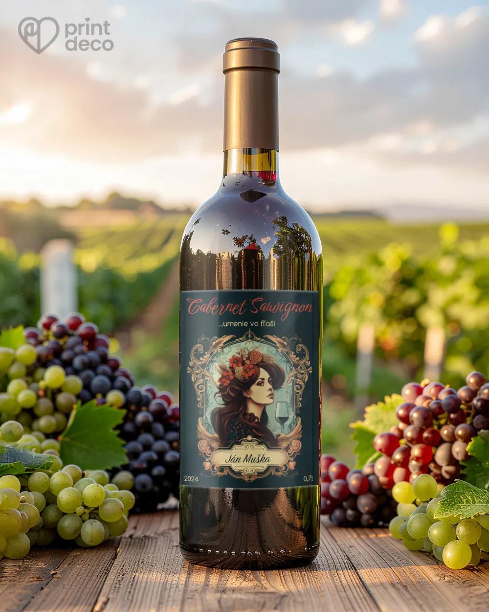 Etikety na víno - motív 48 1/2