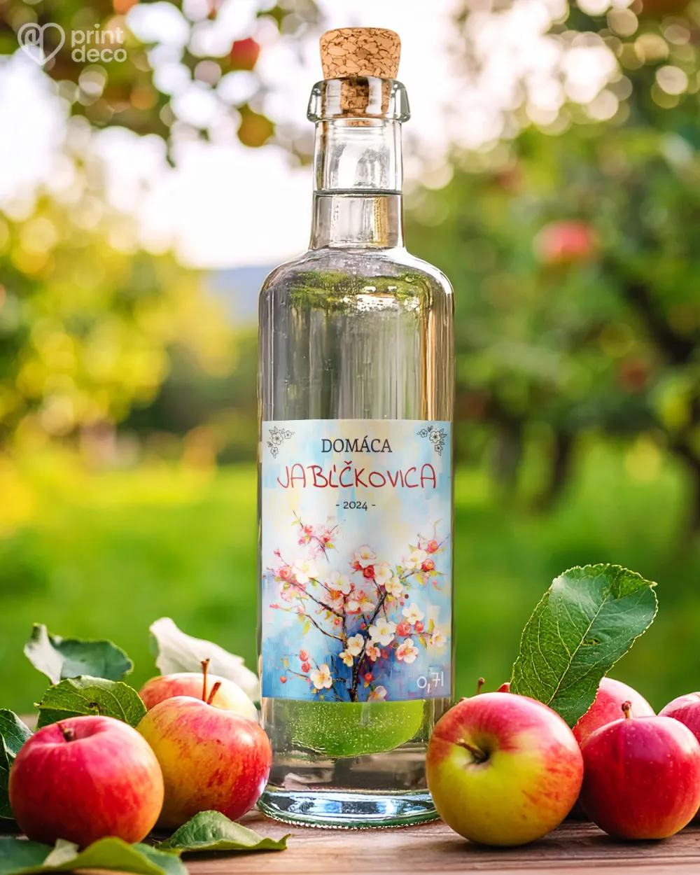 Etikety na pálenku Jabĺčkovica 08 1/2