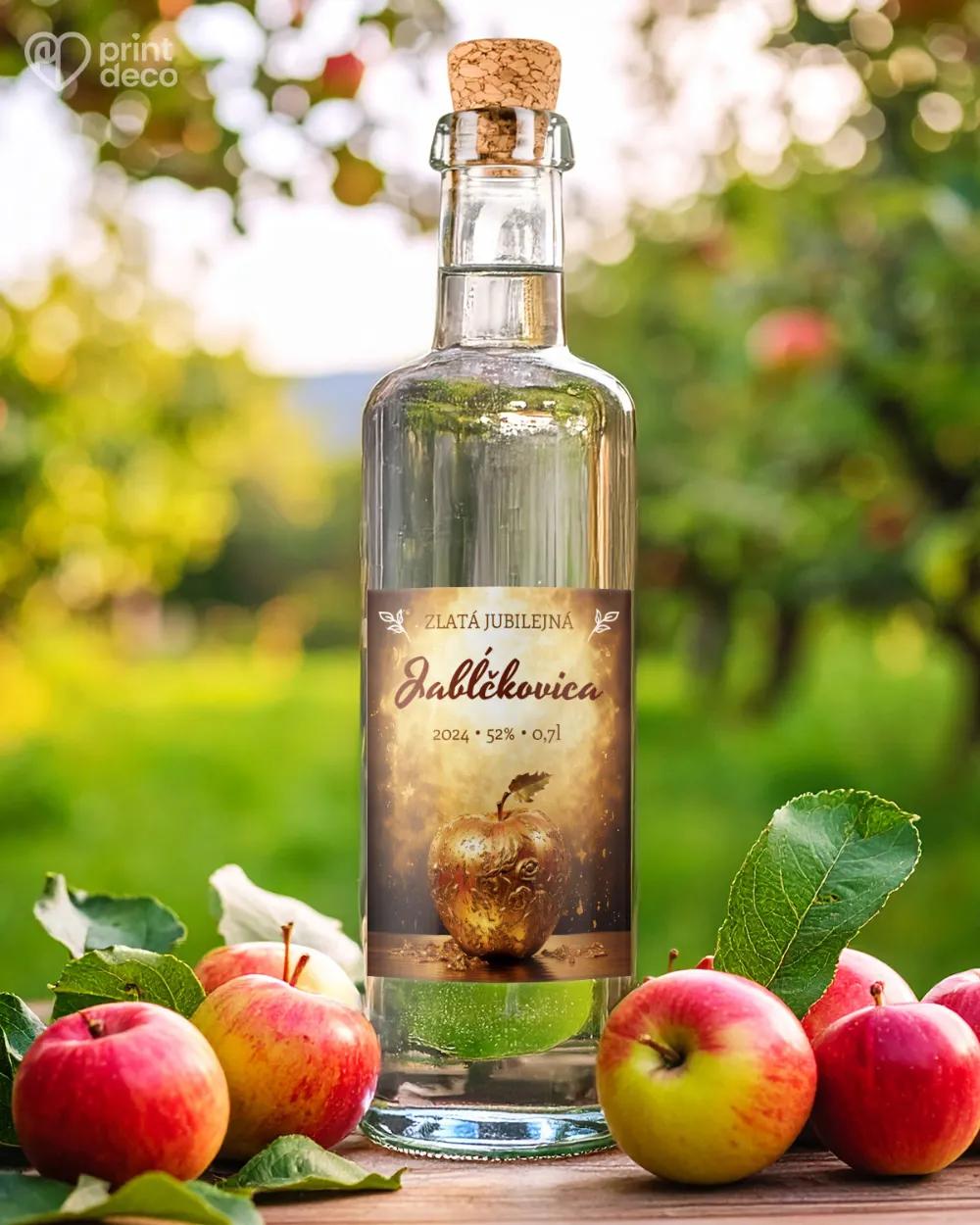 Etikety na pálenku Jabĺčkovica 11 1/2