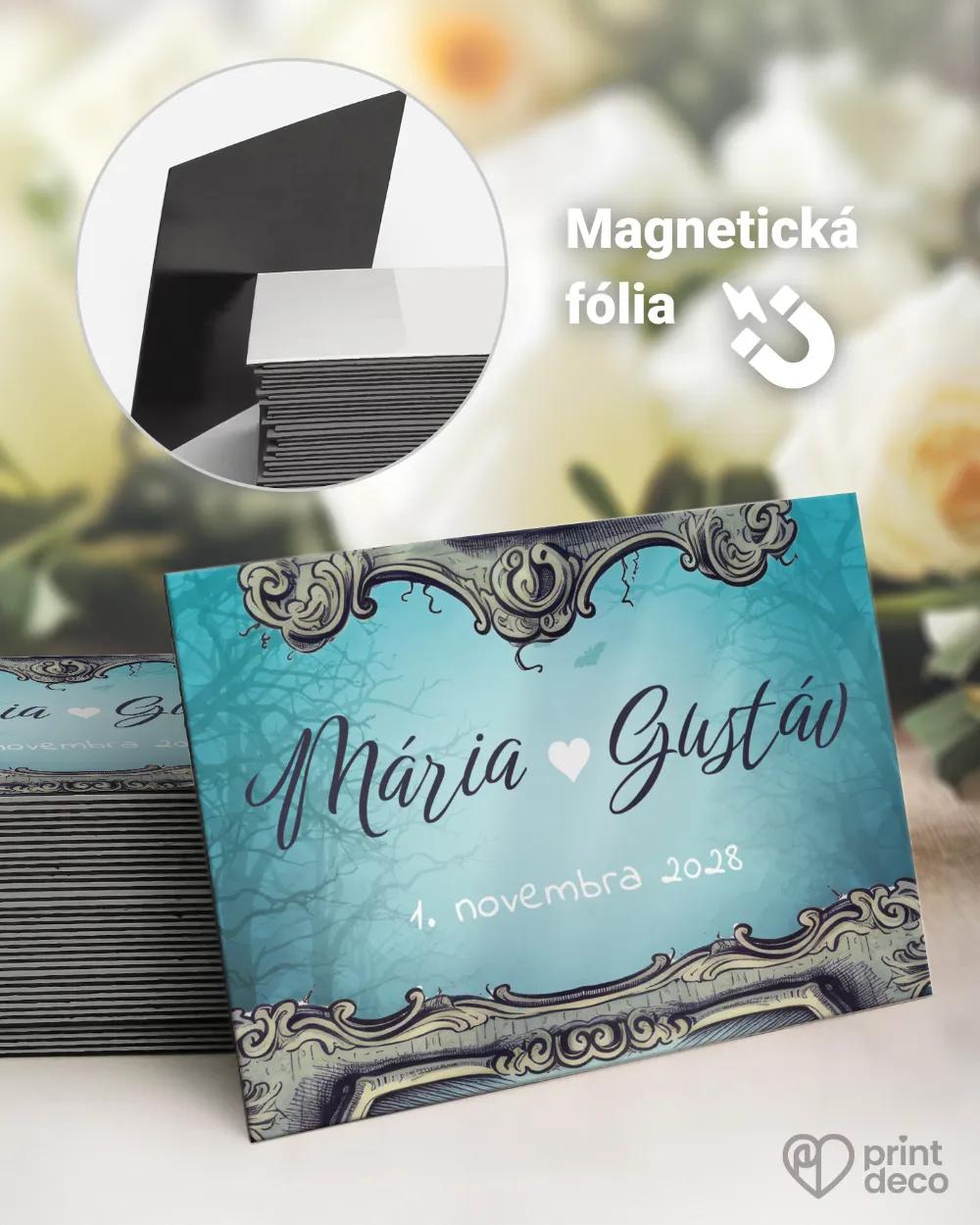 Svadobné magnetky - The Addams Family