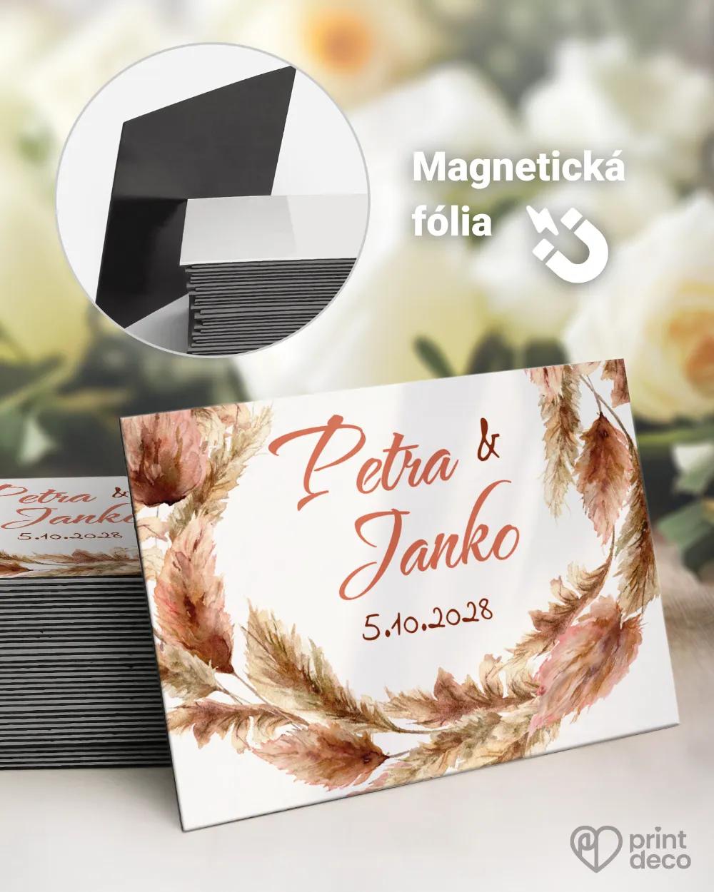 Svadobné magnetky - Bohem I.