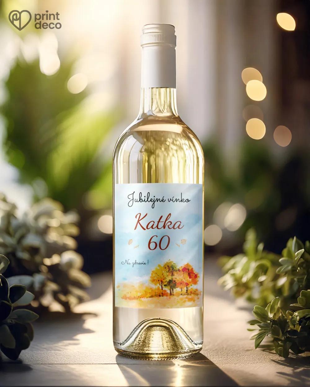 Etikety na fľaše Jeseň 01 1/2