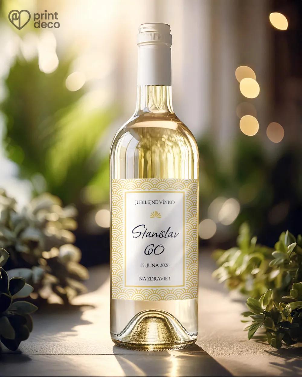 Etikety na fľaše Art Deco 03 1/2