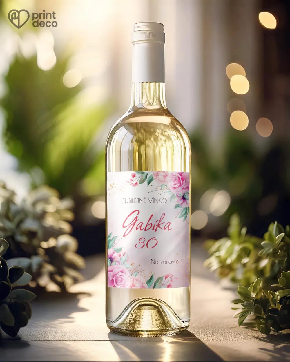 Etikety na fľaše Šípové ruže 03 1/2