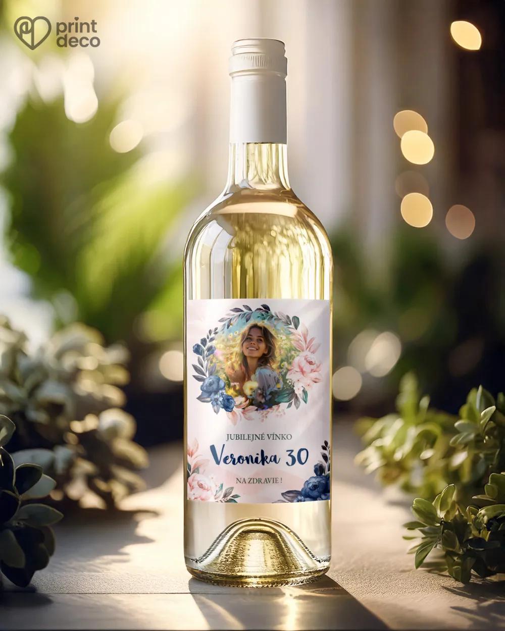 Etikety na fľaše Šípové ruže 04 s fotkou 1/2