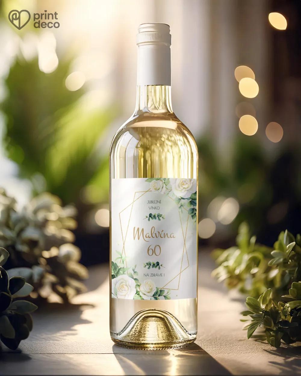 Etikety na fľaše Šípové ruže 05 1/2