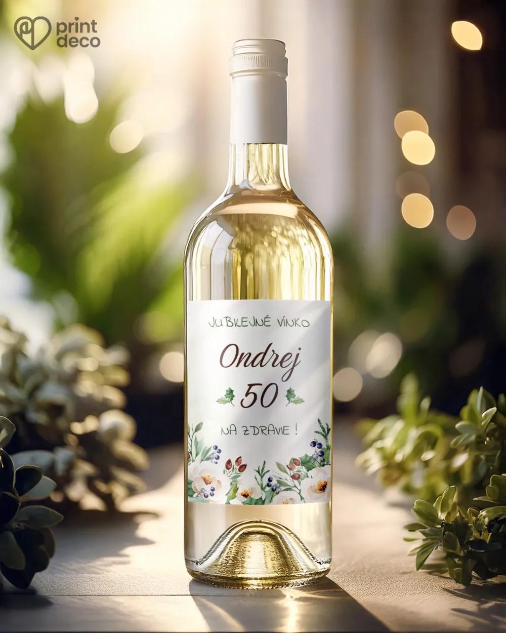 Etikety na fľaše Lesné plody 1/2