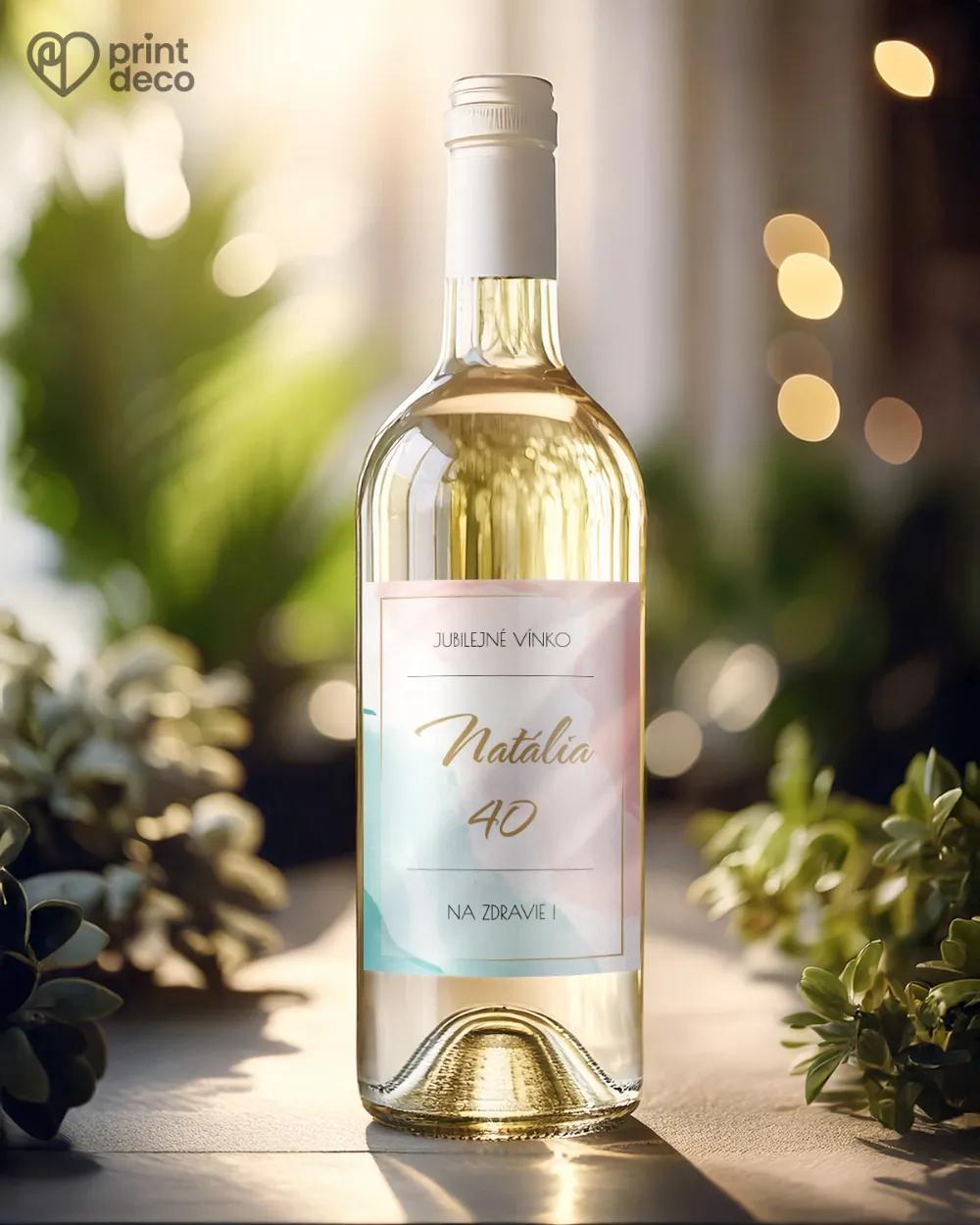 Etikety na fľaše Abstrakt 01 1/2