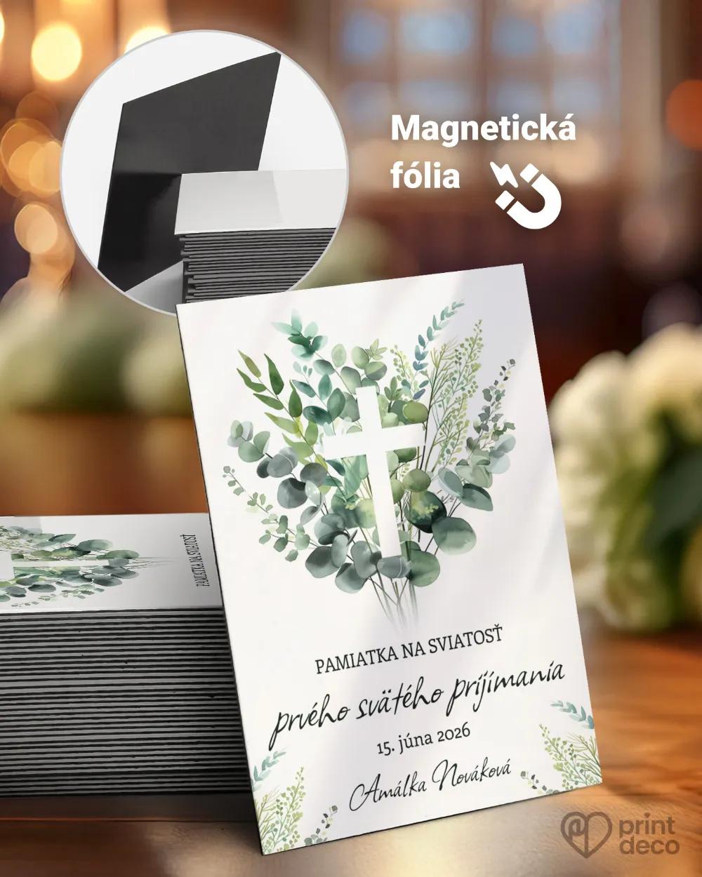 Pamätné magnetky zo sviatosti krstu, prijímania, konfirmácie - motív 23