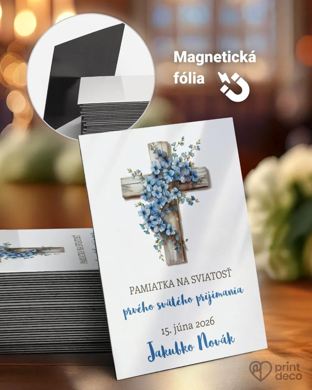 Pamätné magnetky zo sviatosti krstu, prijímania, konfirmácie - motív 32