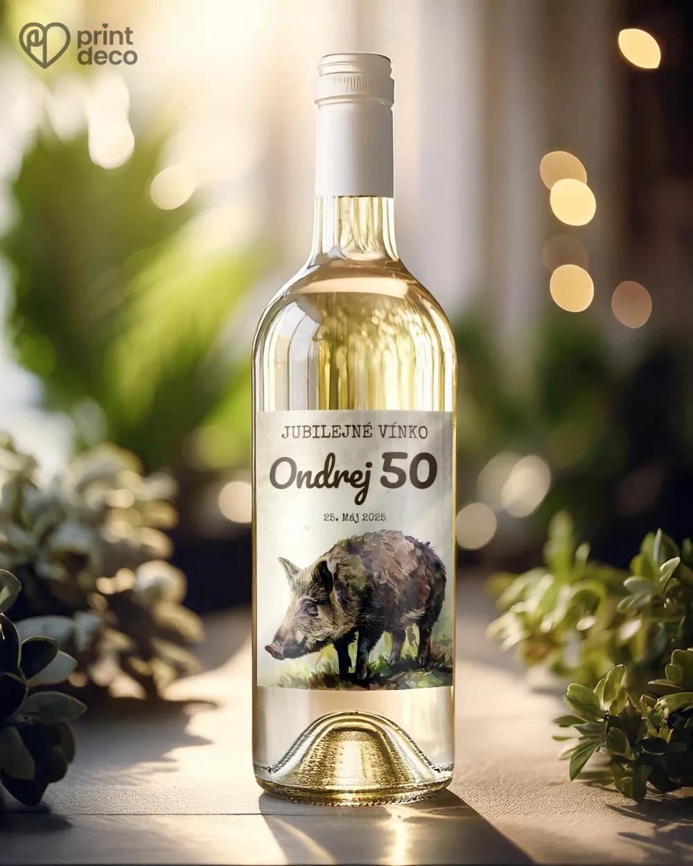 Etikety na fľaše Diviak 03 1/2