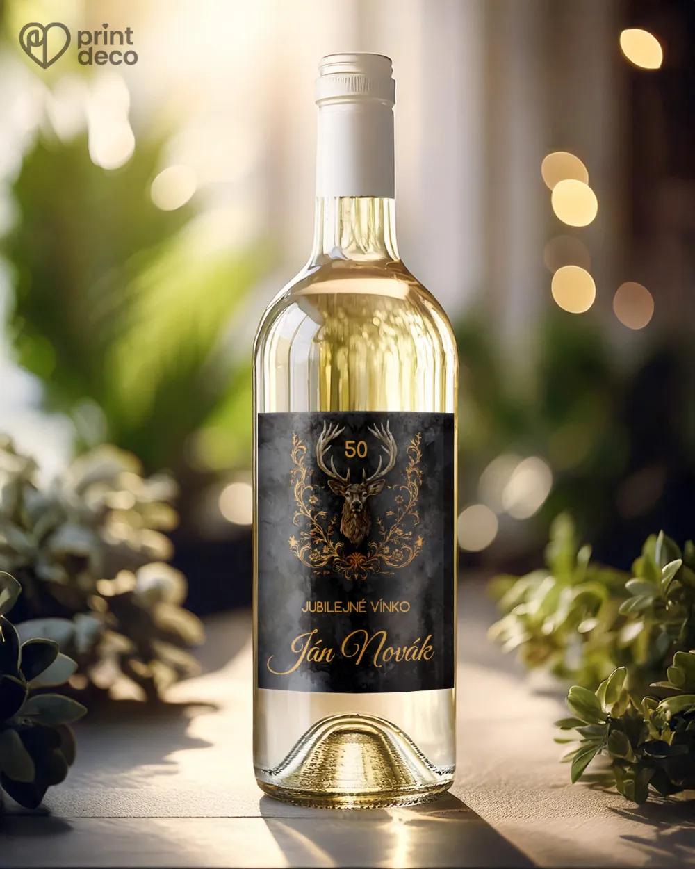 Etikety na fľaše Jeleň 06 1/2