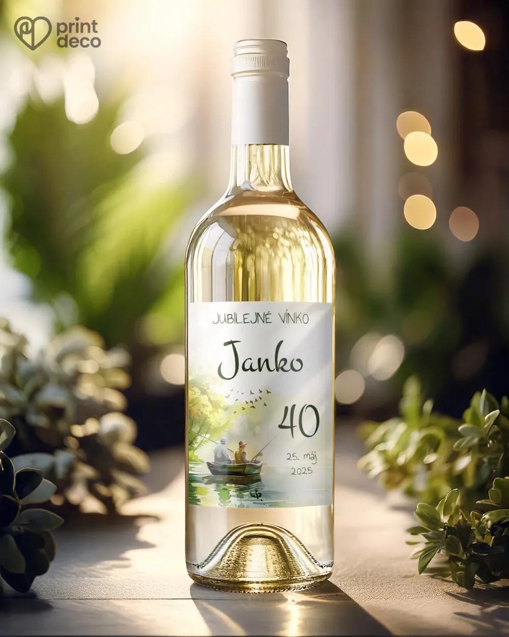 Etikety na fľaše Rybár 04 1/2