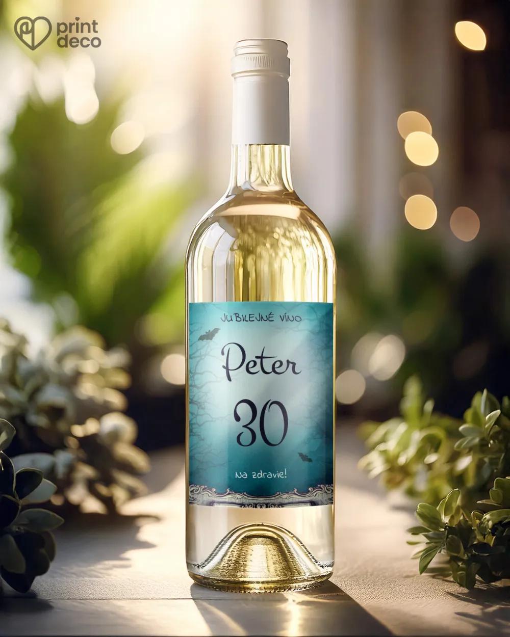 Etikety na fľaše The Addams Family 1/2