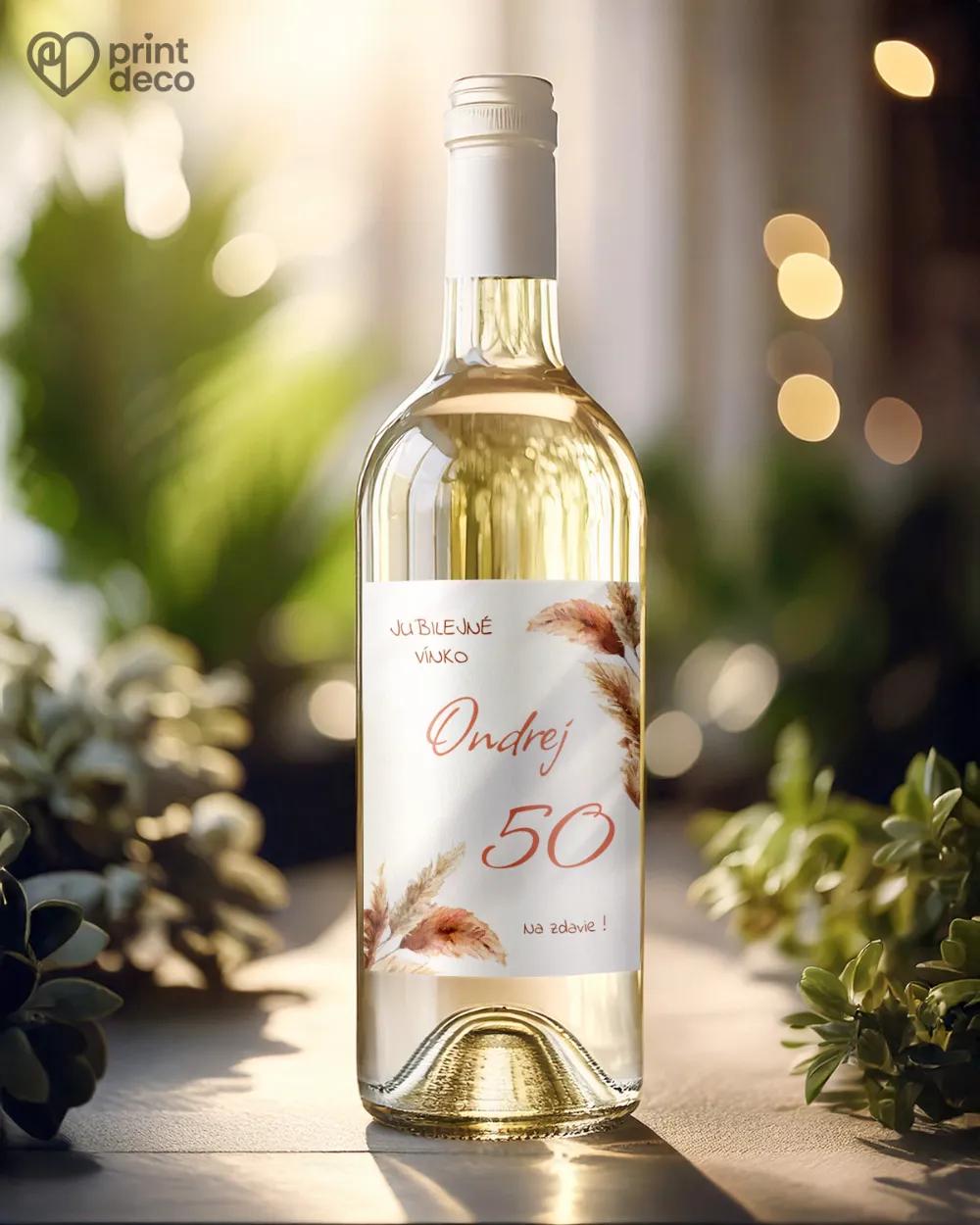 Etikety na fľaše Bohem 02 1/2