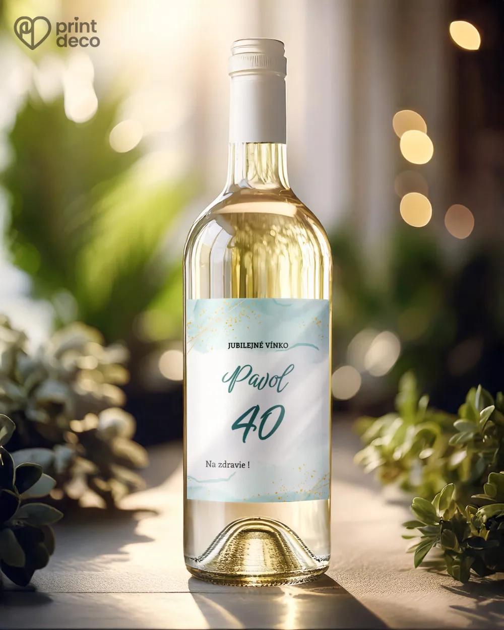 Etikety na fľaše Abstrakt 02 1/2