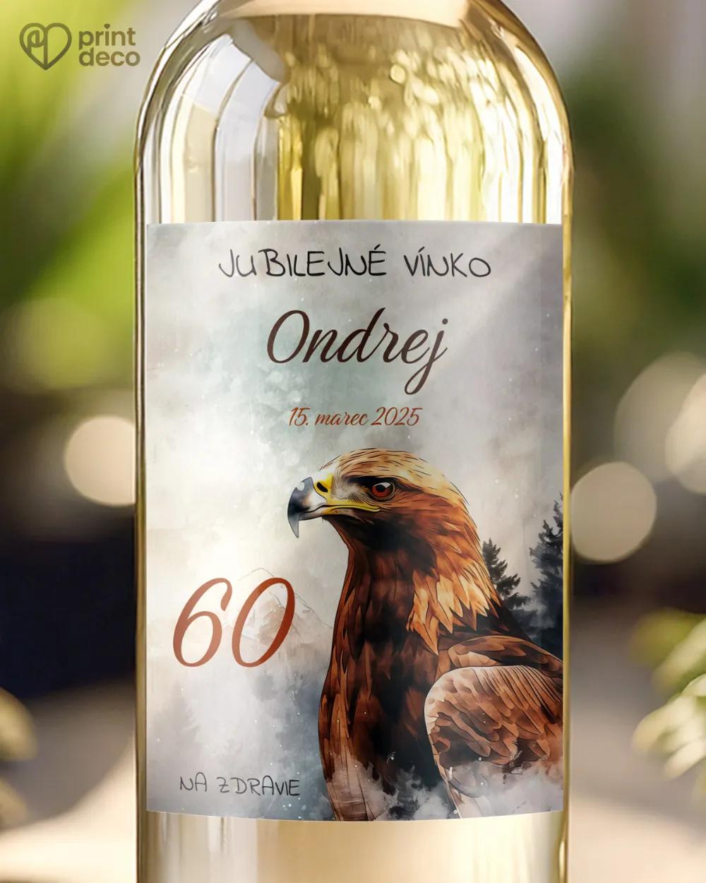 Etikety na fľaše Orol 04