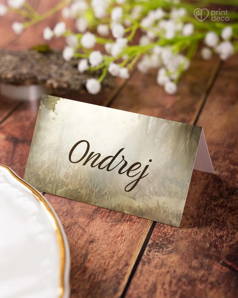 Menovky na oslavu Poľovný pes 01 3/5