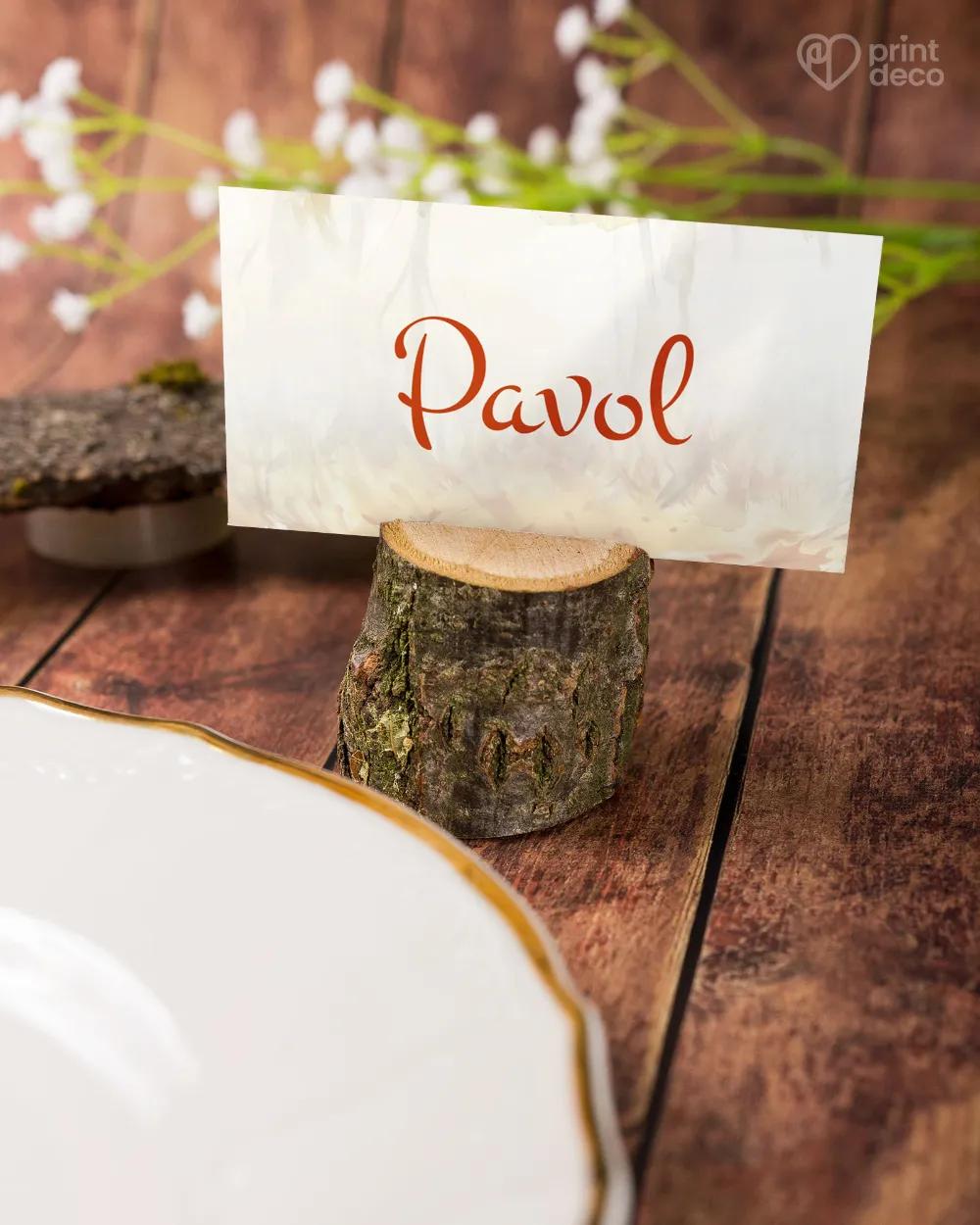 Menovka na stôl -  Poľovný pes 06 2/5