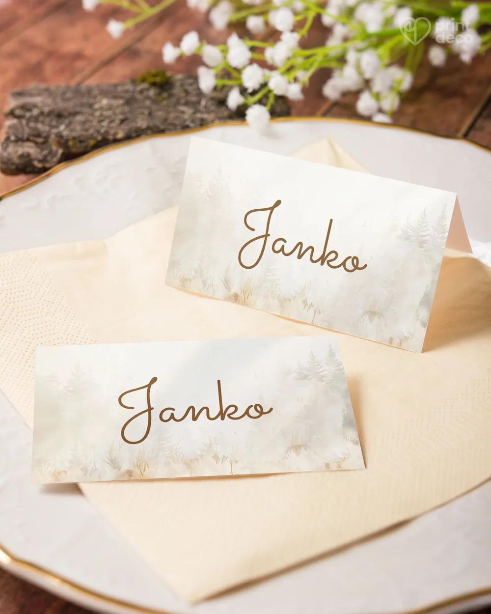 Menovky na oslavu Jeleň 03 1/5