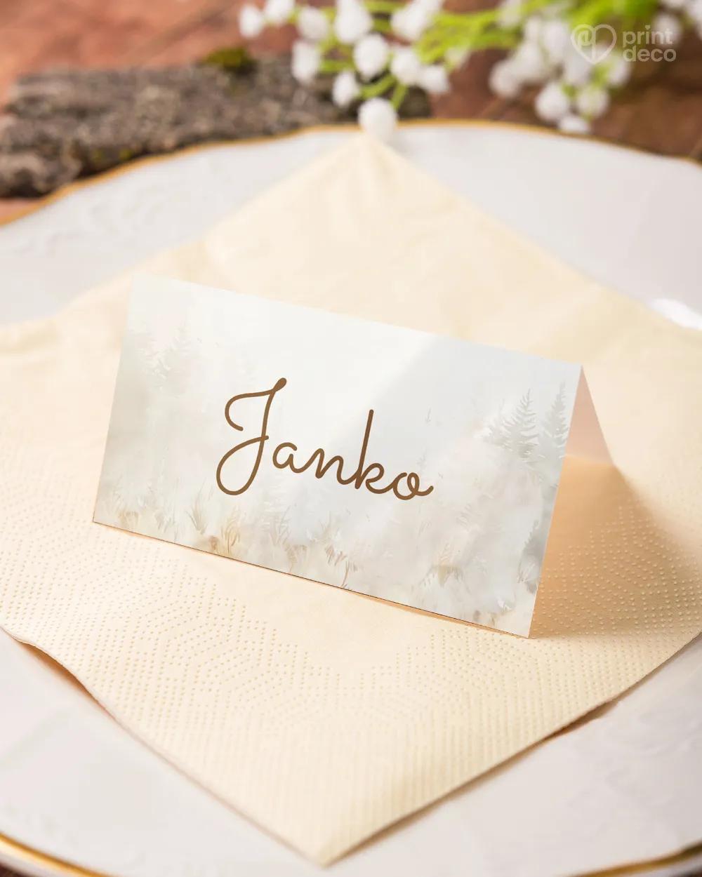 Menovky na oslavu Jeleň 03 4/5