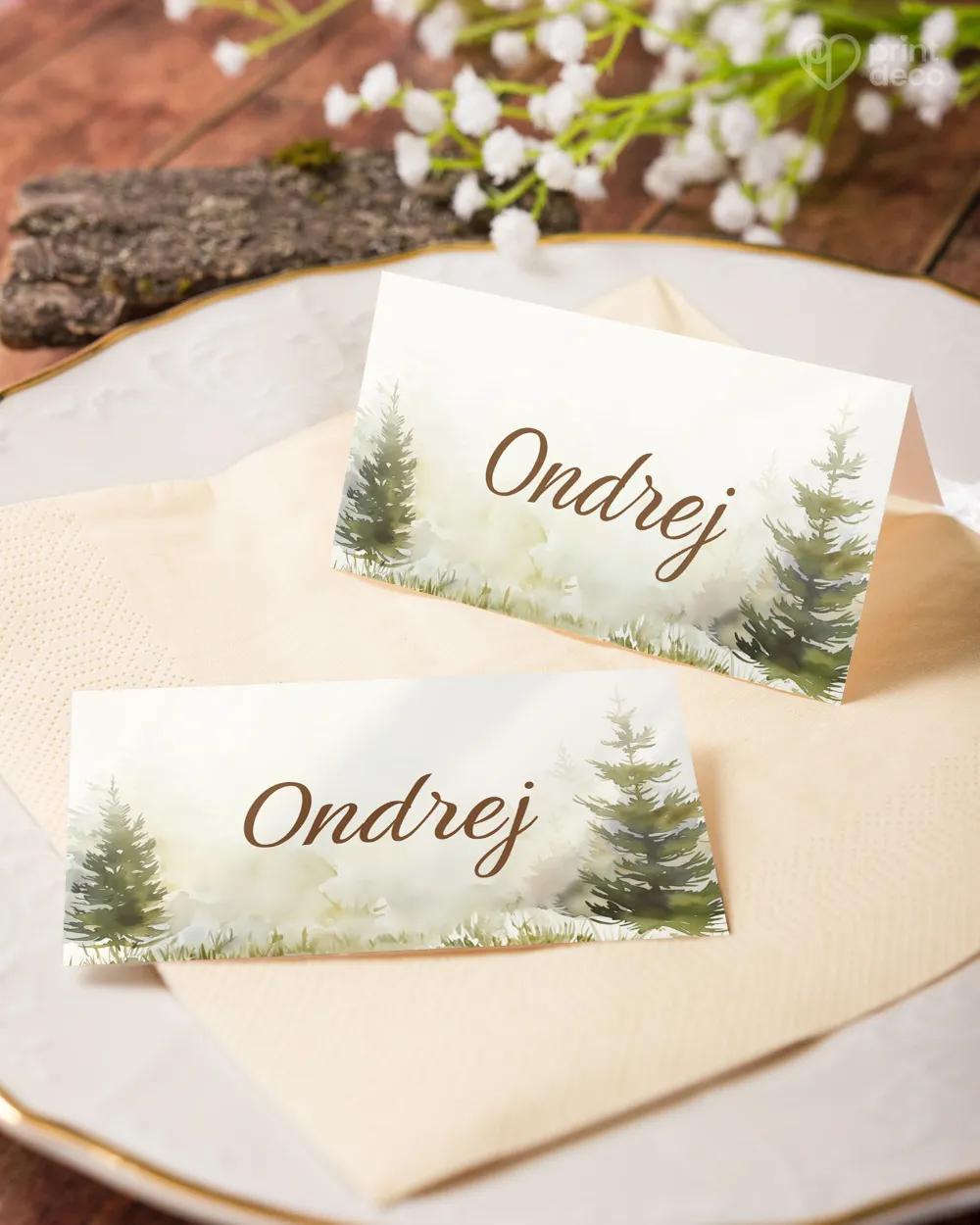 Menovky na oslavu Jeleň 04 1/5