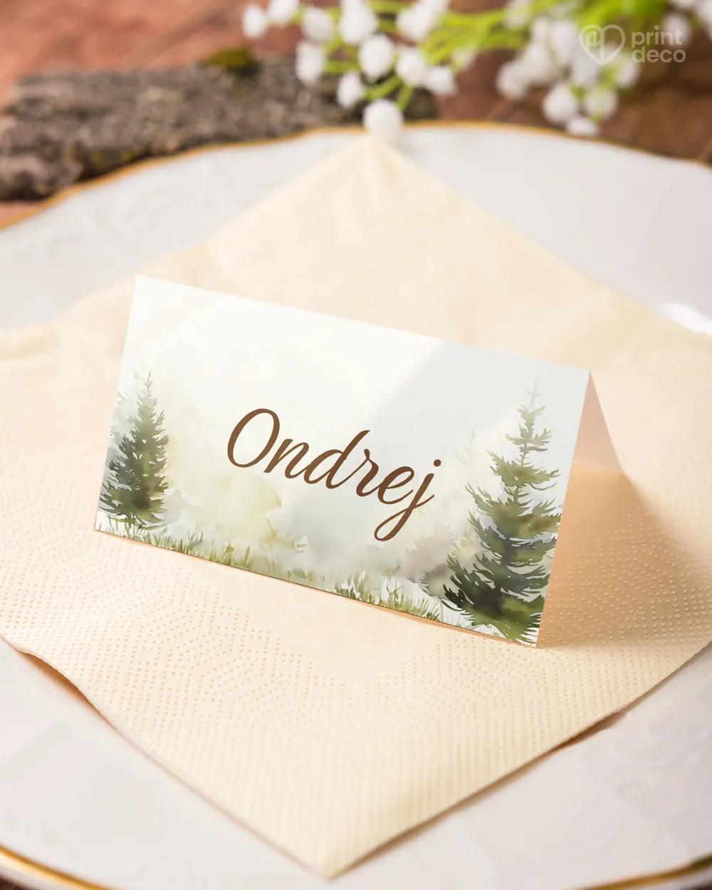 Menovky na oslavu Jeleň 04 4/5