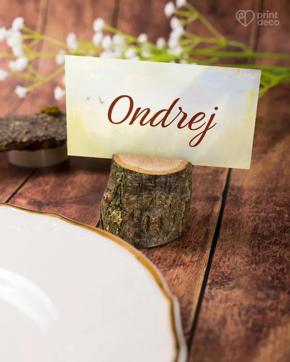 Menovky na oslavu Lesná chata 2/5