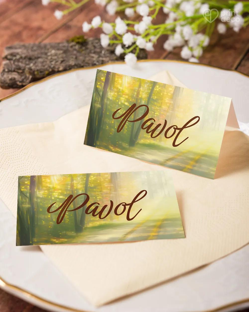 Menovky na oslavu Jeleň 08 1/5