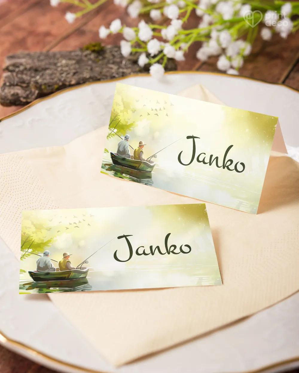 Menovky na oslavu Rybár 04 1/5