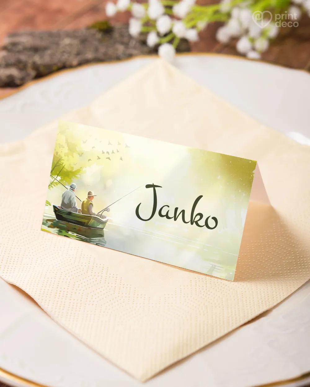 Menovky na oslavu Rybár 04 4/5