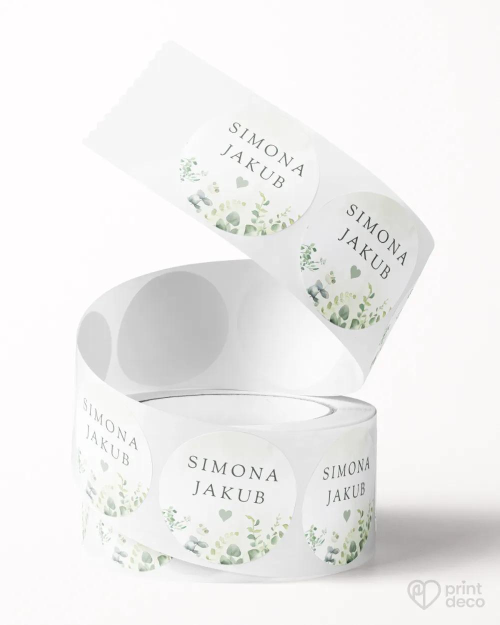 Mini nálepky na obálky / darčeky Sľúb prírody III. 2/3