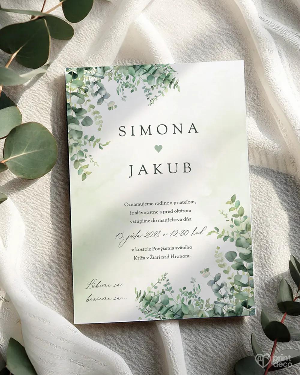 Svadobné oznámenia - Sľub prírody III.