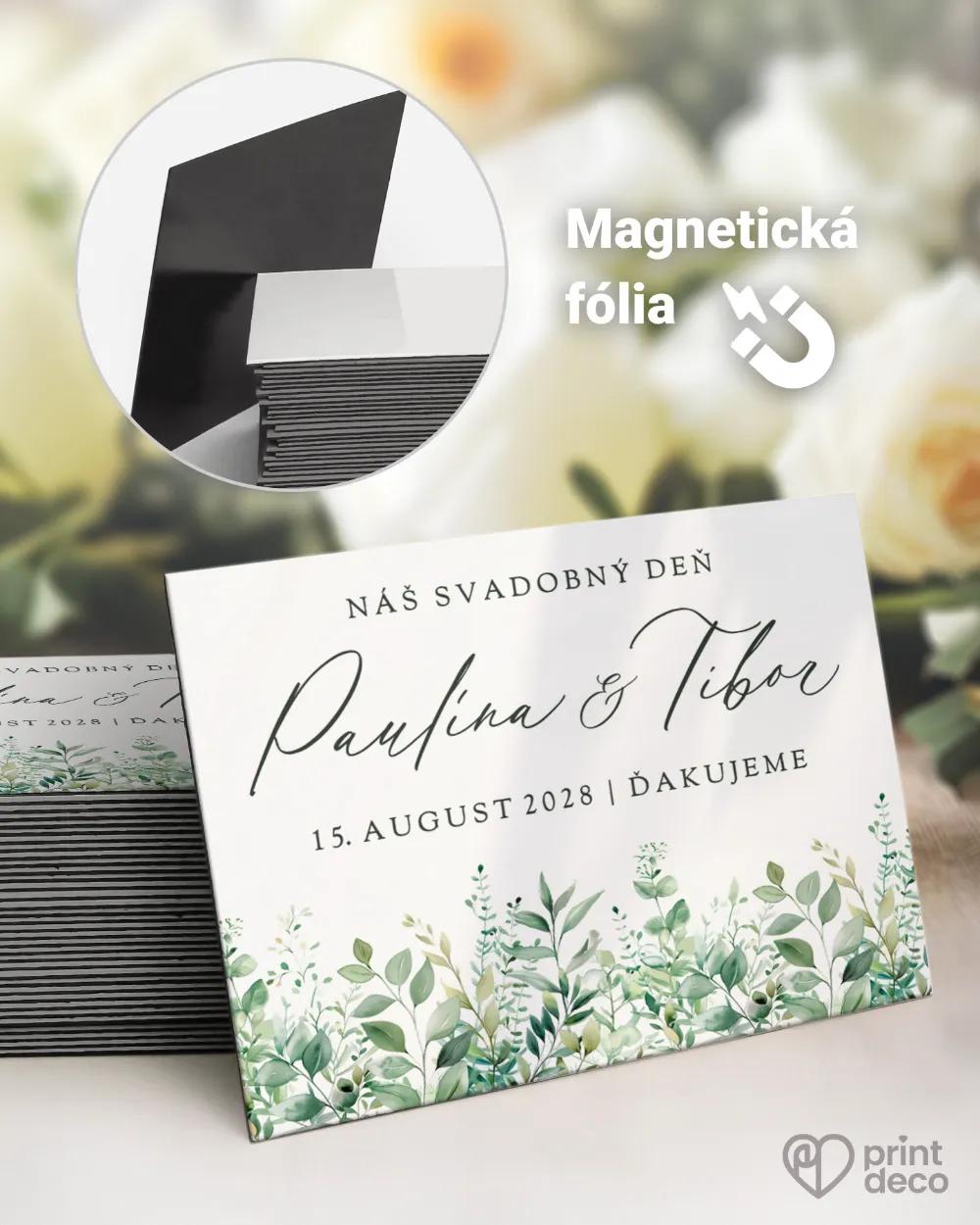 Svadobné magnetky - Sľub prírody II.