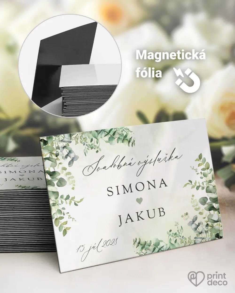 Svadobné magnetky - Sľub prírody III.