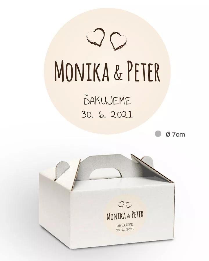 Nálepky na výslužky s motívom Vintage 01 2/3