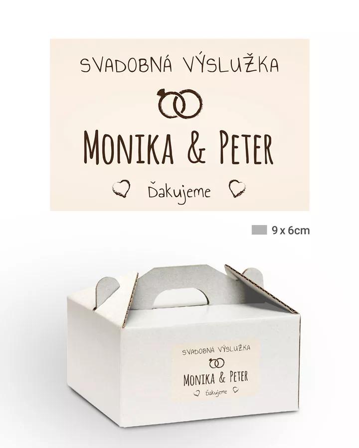 Nálepky na výslužky s motívom Vintage 01 1/3