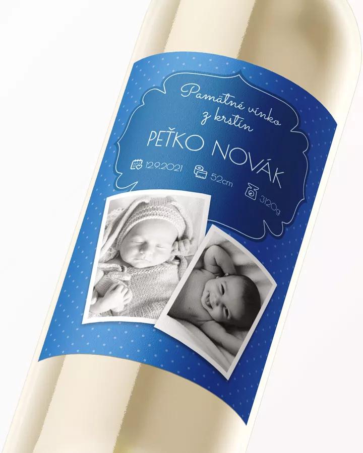 Etikety na víno a pálenku zo sviatosti krstu, prijímania, konfirmácie - motív 03 2/3