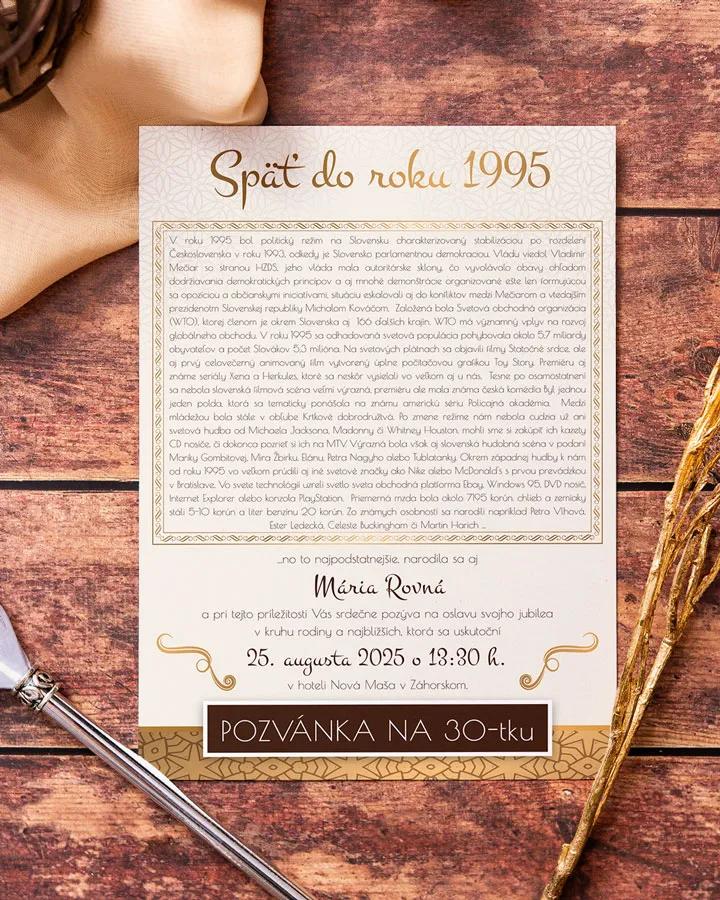 Ročníkovka: Zlaté spomienky 6/7