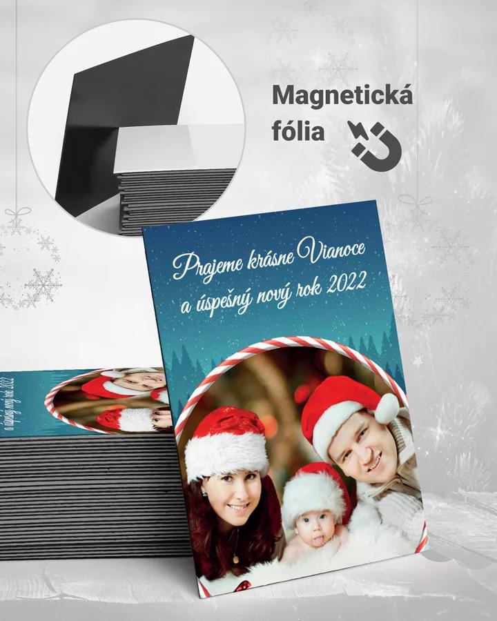 Vianočné magnetky - motív 07 (s fotkou)