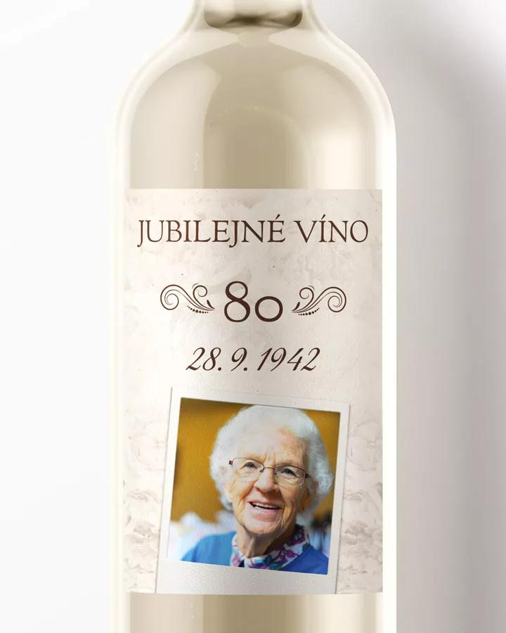 Etikety na víno / pálenku motív Vintage 01 (s fotkou)