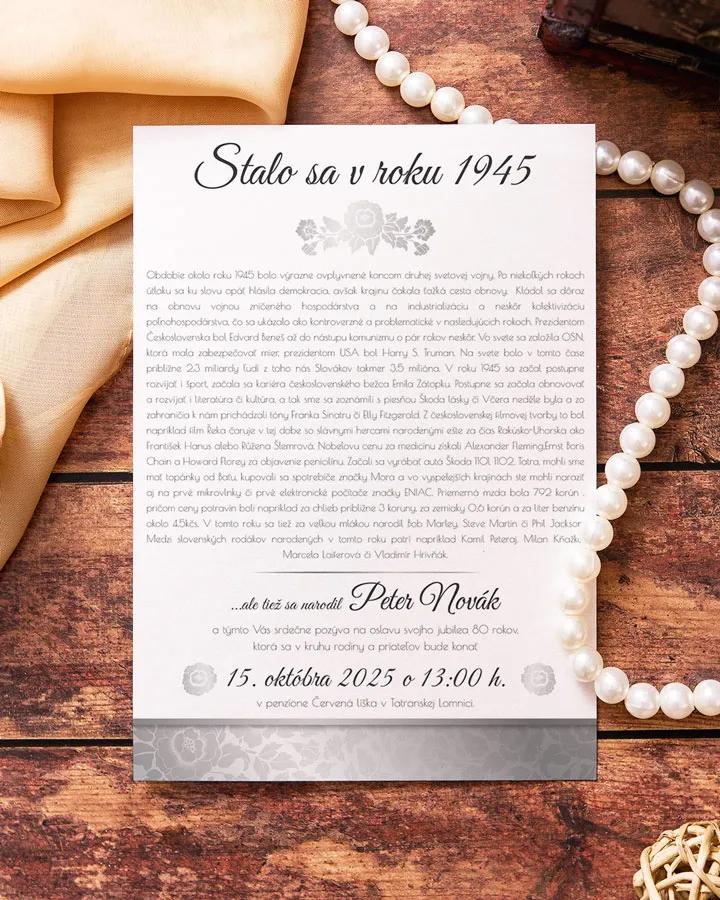 Ročníkovka: Strieborné ruže 1/7
