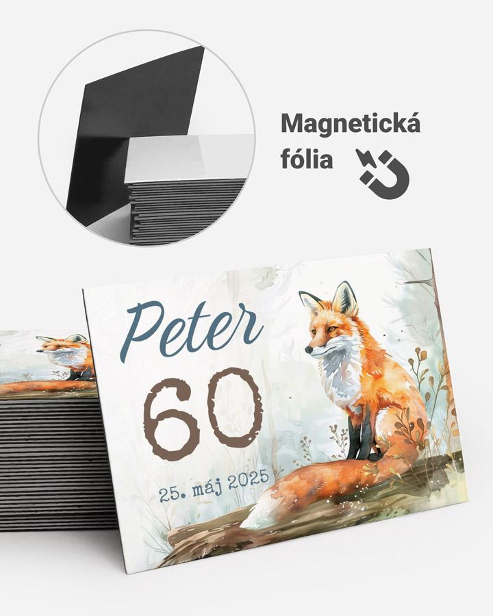 Pamätné magnetky z oslavy  - Líška 03