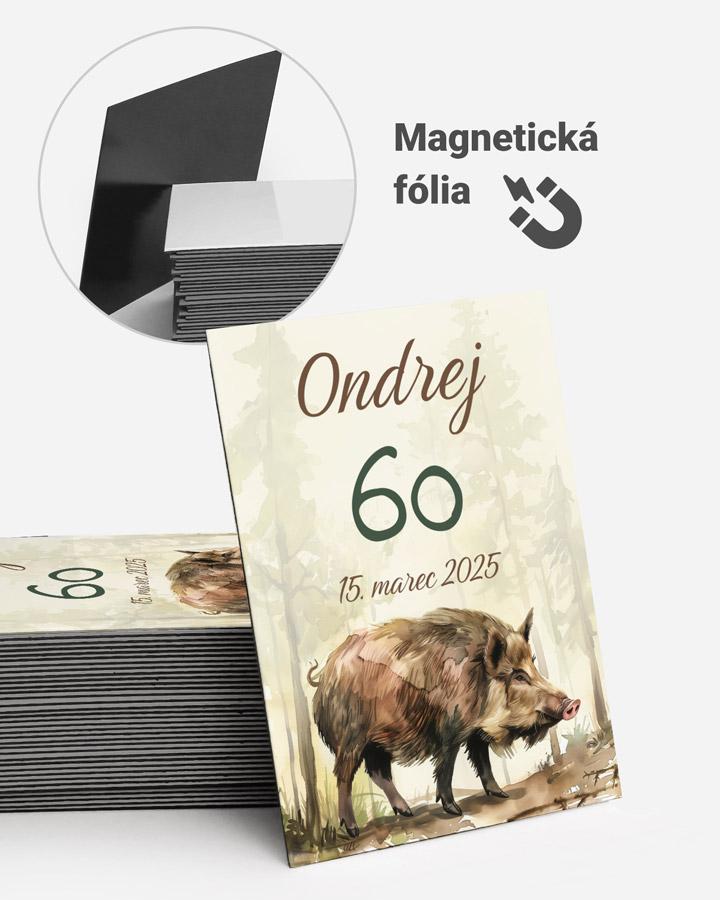 Pamätné magnetky z oslavy  - Diviak 02