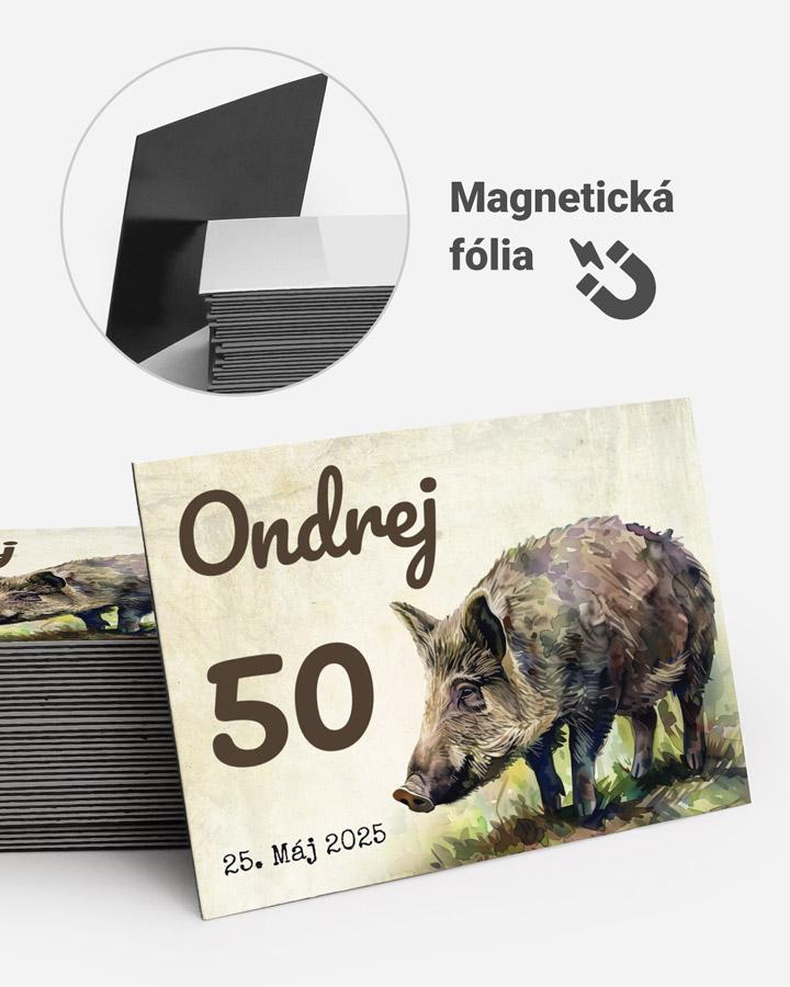 Pamätné magnetky z oslavy  - Diviak 03