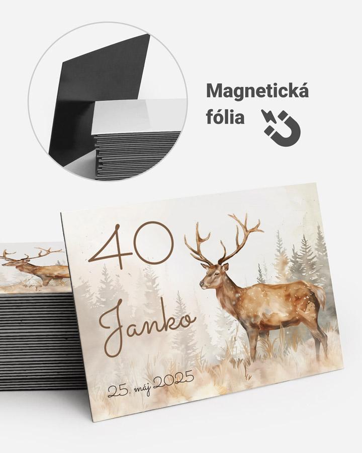 Pamätné magnetky z oslavy  - Jeleň 03