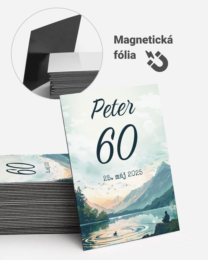 Pamätné magnetky z oslavy  - Rybár 03